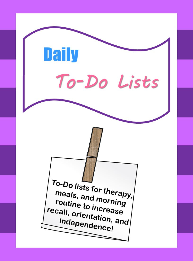 Daily To-Do List for ADLs